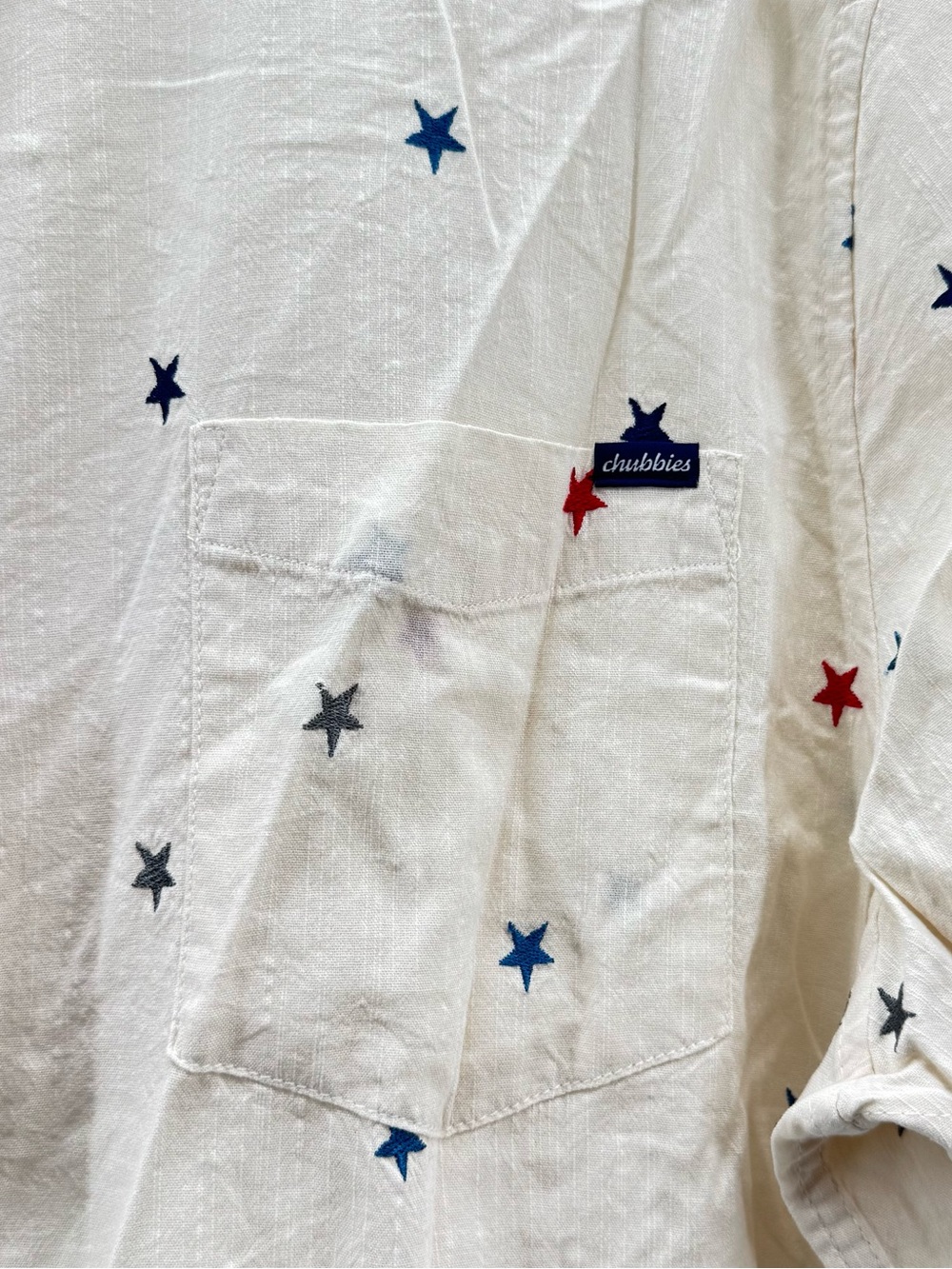 NWT Chubbies Men's The All Stars No Stripes (Resort Weave
Friday Shirt) Sz XL - Picture 4 of 10